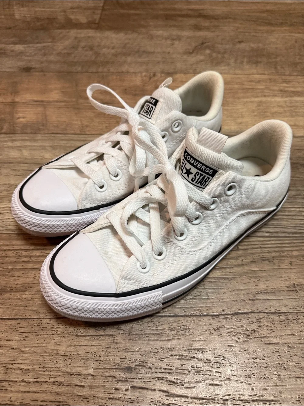 Converse - White Low Top All Star Sneakers